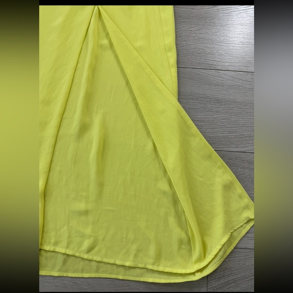 Park & Fifth Neon Yellow Midi Spaghetti Strap Dress - Picture 7 of 15